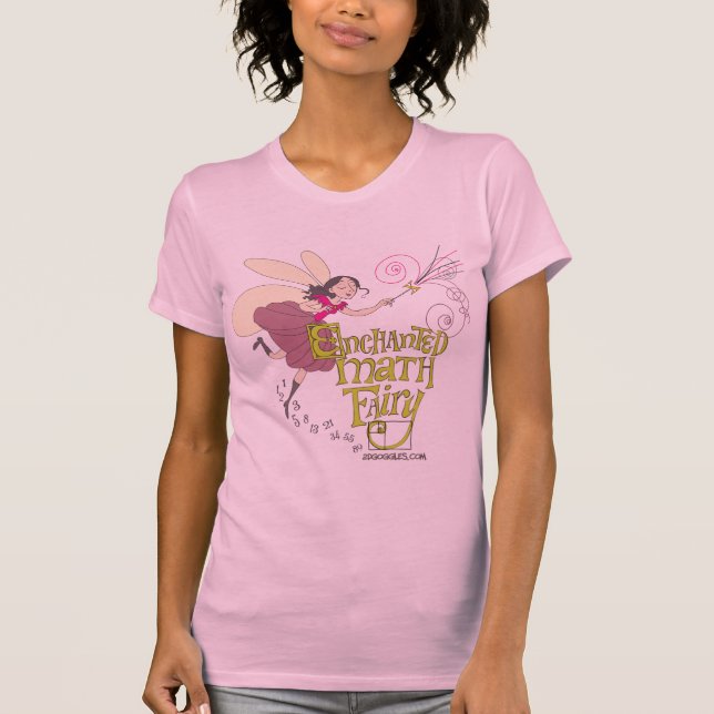 Camiseta Fada Enchanted da matemática (Frente)
