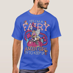 Camiseta Fada Estética Fairycore Sim Eu Tento Uma Garota