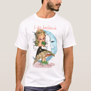Camiseta fada, eu acredito, fada bonito do T das meninas