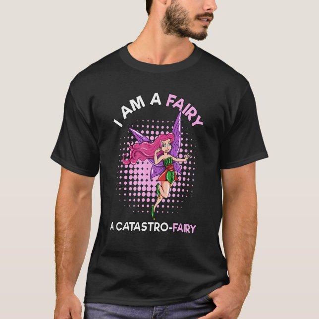 Camiseta Fada Fairycore Eu Sou Uma Gata Catastro Fada Katas (Frente)