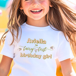Camiseta Fada Fantasia Primeira Flor Silvestre 