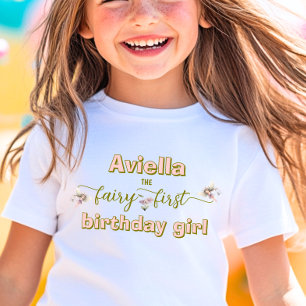 Camiseta Fada Fantasia Primeira Flor Silvestre