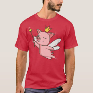 Camiseta Fada Frigorífico de Suíno Fazenda Mística