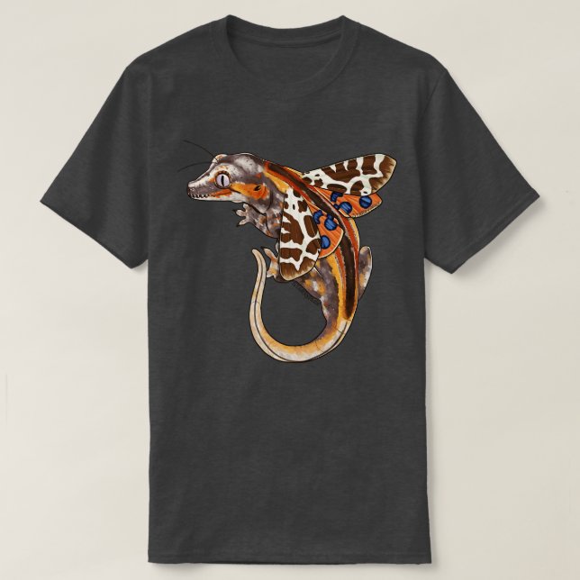 Camiseta Fada Gargoyle Gecko com as Asas da Mama do Jardim (Frente do Design)