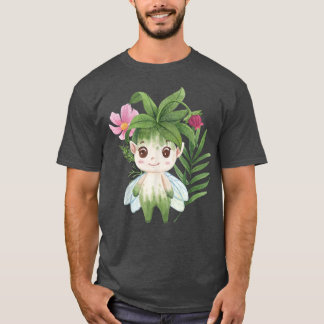 Camiseta fada grunge cottagecore significa mulher gráfico