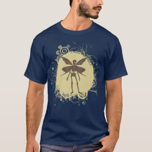 Camiseta Fada Grunge Fairycore Aestesia Skeleton Butterfl