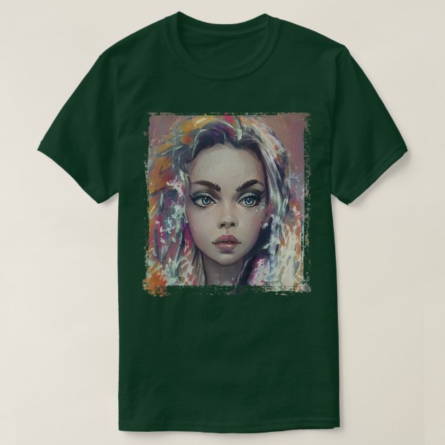 Camiseta Fada Grunge Fairycore Aestético Rainbow Fairy Cor (Frente do Design)