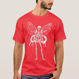 Camiseta Fada Grunge Skeleton Angel Cottagecore Fairycore