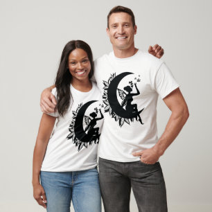 Camiseta Fada-Lua e Fumagem de Folha