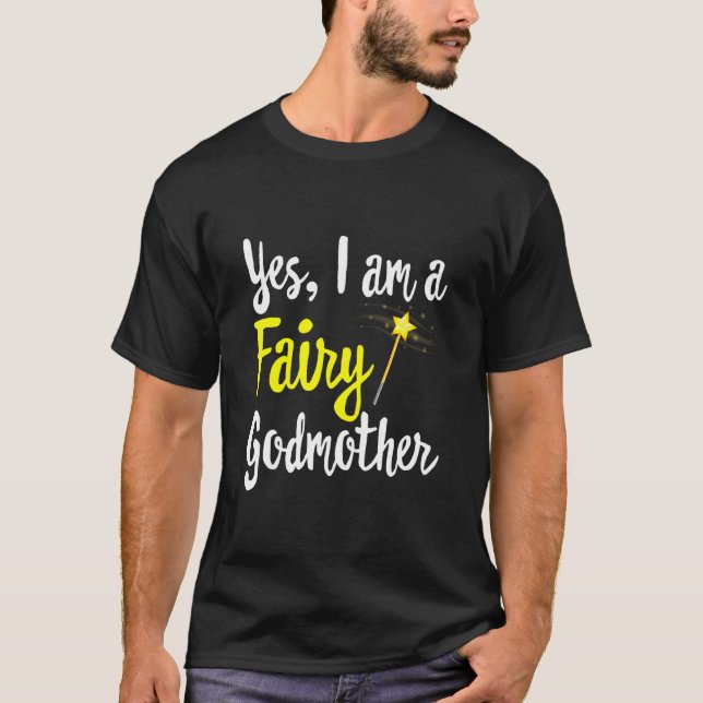 Camiseta Fada Madrinha Mágica Mama Mãe Minha Fantasia (Frente)