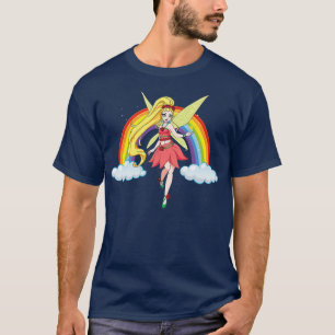 Camiseta Fada Magia Maravilhosa Rainbow Magistro Fan