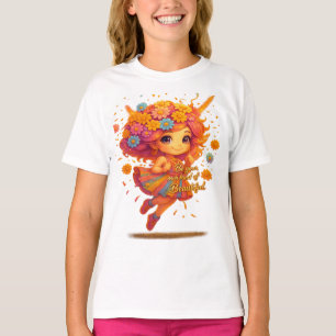 Camiseta Fada Para Crianças - "Seja Brilhante, Sej