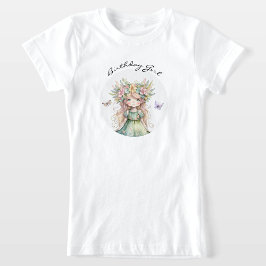 Camiseta Fada para Garota de Aniversário