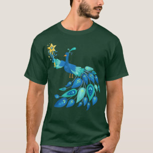 Camiseta Fada, Pavão Magical Engraçado Pássaros Cutes Engra