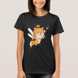 Camiseta Fada Pomerânia Cão-Whisperer Proprietário de Anima