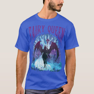 Camiseta Fada Rainha Grunge Estética Fairycore Dark Gótico