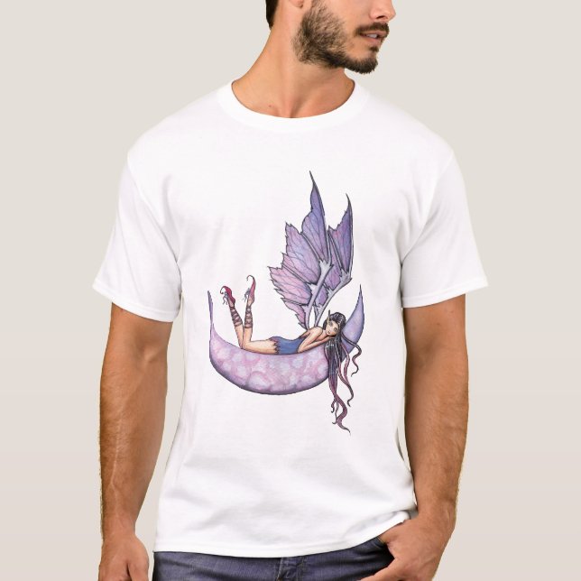 Camiseta Fada Roxa na Lua (Frente)