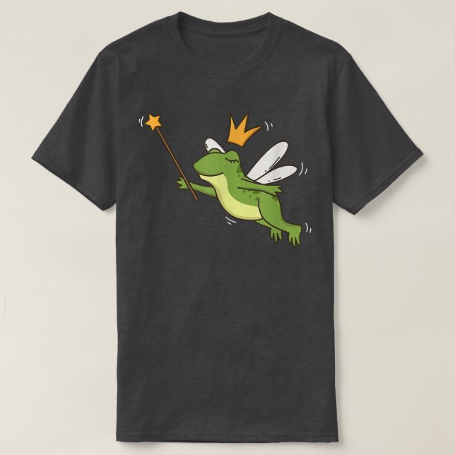 Camiseta Fada Sapo Selvagem Selvagem Mística Sapo Animal Fa (Frente do Design)