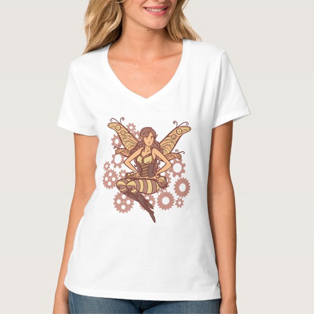 Camiseta Fada Steampunk (Frente)