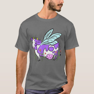Camiseta Fada-Vaca-Vaca-Vaca-Vaca-Vinho-Vinho-Vinho-Vinho-A