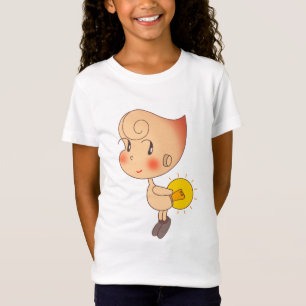 Camiseta Fada vagalume que ilumina o coração.