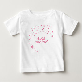 Camiseta Fada Wand & Stars, Um Desejo Torna-Se Verdadeiro