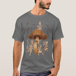 Camiseta Fadas dançantes Design de Arte Magia de Cogumelo