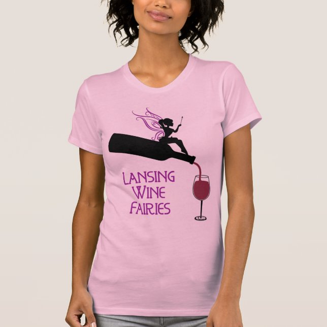 Camiseta Fadas de Vinho de Lansing (Frente)