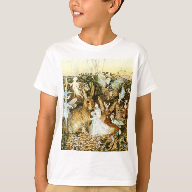 Camiseta Fadas e Coelho (Frente)