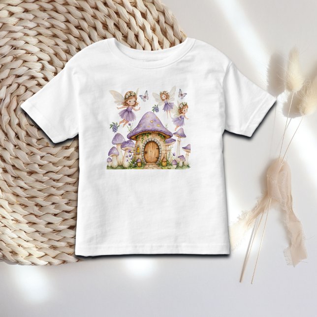 Camiseta Fadas Mágicas Jardim Roxo (Criador carregado)