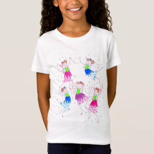 Camiseta 'Fadas' para Meninas
