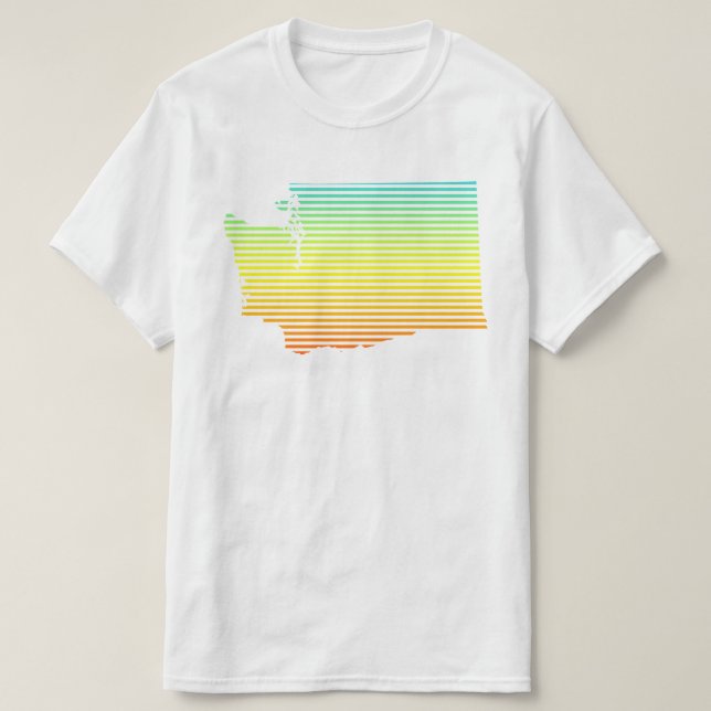 Camiseta fade de resfriamento washington (Frente do Design)