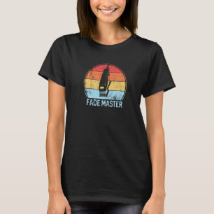 Camiseta Fade Master Barber Hairdresser Vintage Barber