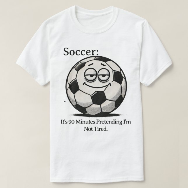 Camiseta Fadiga Humor no futebol (Frente do Design)