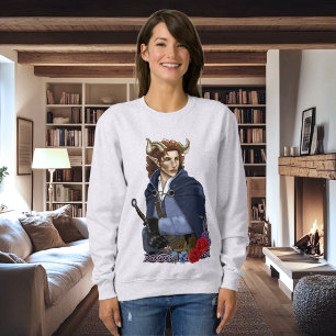 Camiseta Fae Fã Fantasia com Chifres