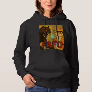 Camiseta FAFO Cat and Dog Hoodie | Unbothered Pet Attitude