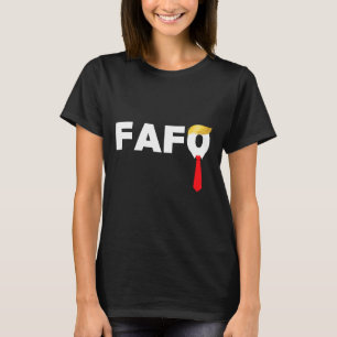 Camiseta Fafo F Por Aí Descubra O Culpado De Trump Af Engra