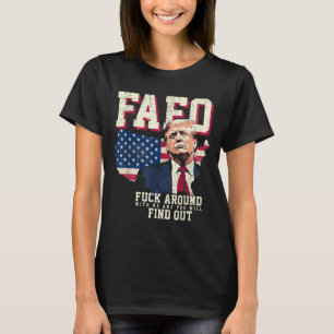 Camiseta Fafo Trump Us American Map Flag