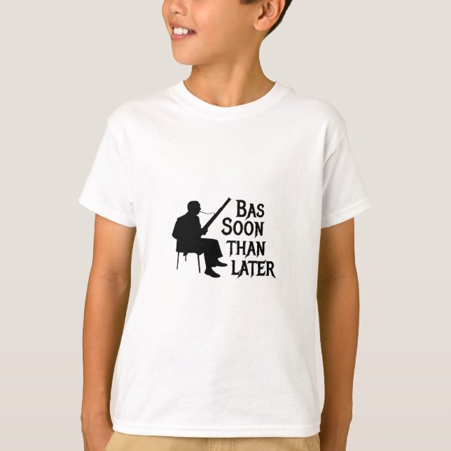 Camiseta Fagote Do que Mais Tarde Piada de Fagote (Frente)