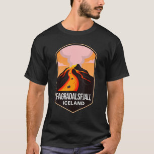Camiseta Fagradalsfjall 2022 Mountain Volcano Erupted Icela