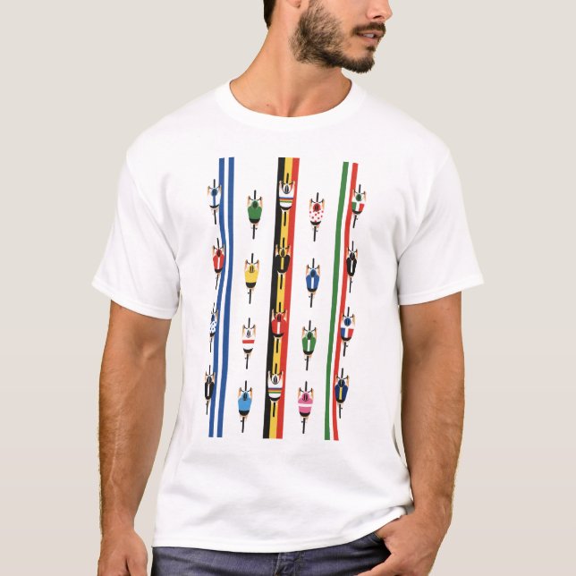 Camiseta Fahrradfahrer Gruppe (Frente)