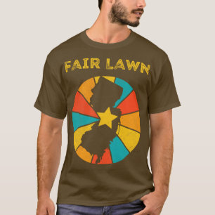 Camiseta Fair Lawn New Jersey Vintage angustiou Souvenir 1