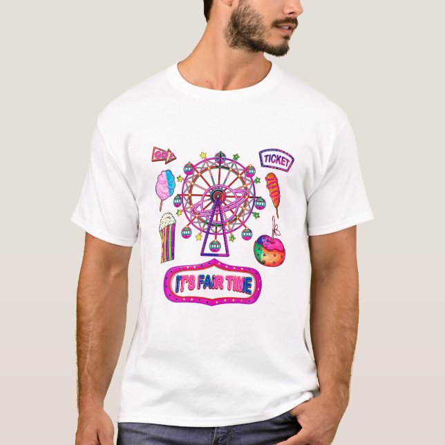 Camiseta Fair Time Funny State Fair Ferr (Frente)