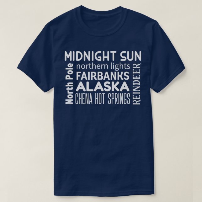Camiseta Fairbanks Alaska (Frente do Design)