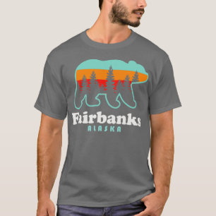 Camiseta Fairbanks Alaska Vackbear Trees
