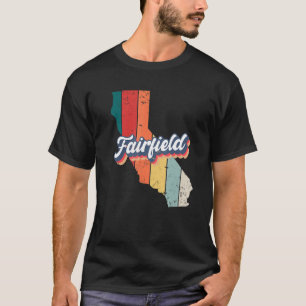 Camiseta Fairfield City Retro Vintage Hometown Califórnia