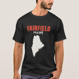 Camiseta Fairfield Maine EUA State America Viagem Mainer