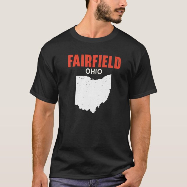 Camiseta FAIRFIELD Ohio USA State America Travel Ohioan   (Frente)