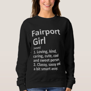 Camiseta FAIRPORT GIRL NY NEW YORK Funny City Home Roots Gi