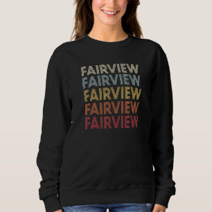 Camiseta Fairview California Fairview CA Retro Texto Vintag